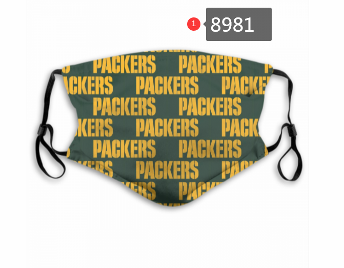 2020 NFL Green Bay Packers #5 Dust mask with filter